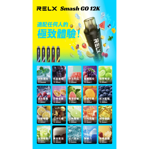 RELX悅刻拋棄式12000口 【滿10送1】